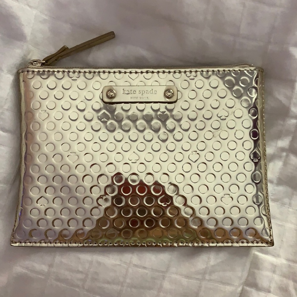 GOLDEN KATE SPADE CLUTCH
